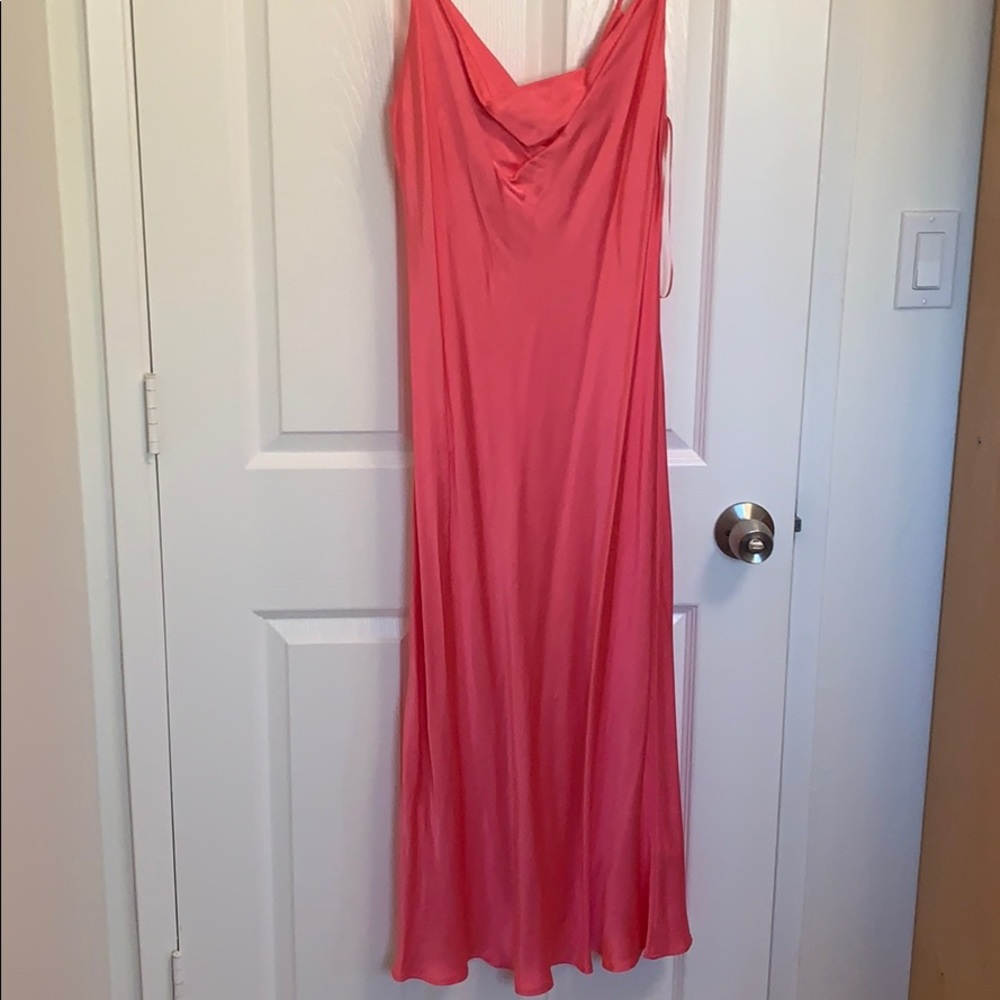 Zara Hot Pink Slip Dress